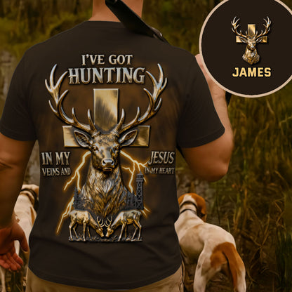 Hunter’s Creed – Personalized Trophy Hunting All Over Print Shirt