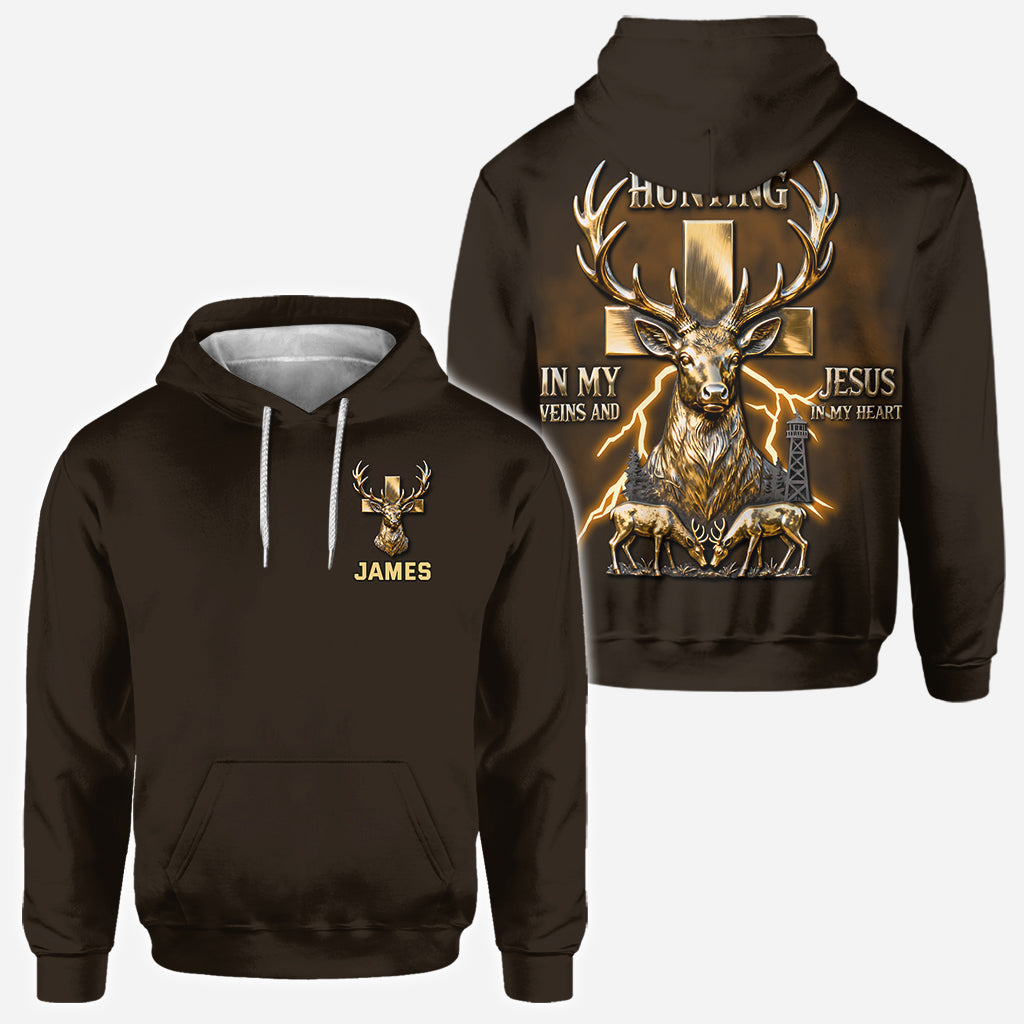 Hunter’s Creed – Personalized Trophy Hunting All Over Print Shirt