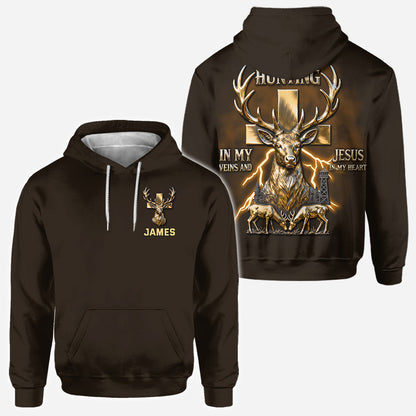 Hunter’s Creed – Personalized Trophy Hunting All Over Print Shirt