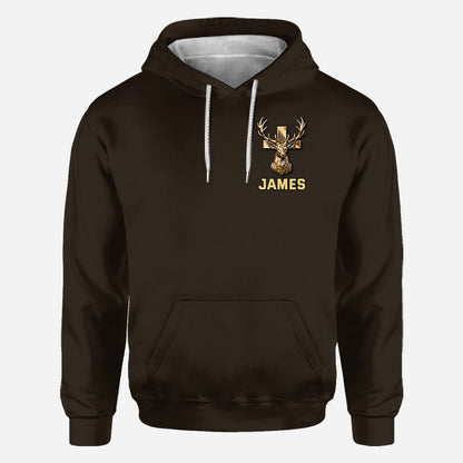 Hunter’s Creed – Personalized Trophy Hunting All Over Print Shirt