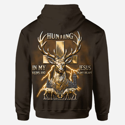 Hunter’s Creed – Personalized Trophy Hunting All Over Print Shirt