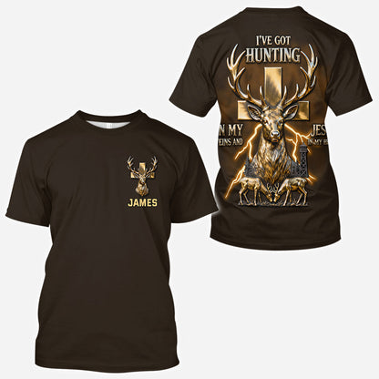 Hunter’s Creed – Personalized Trophy Hunting All Over Print Shirt