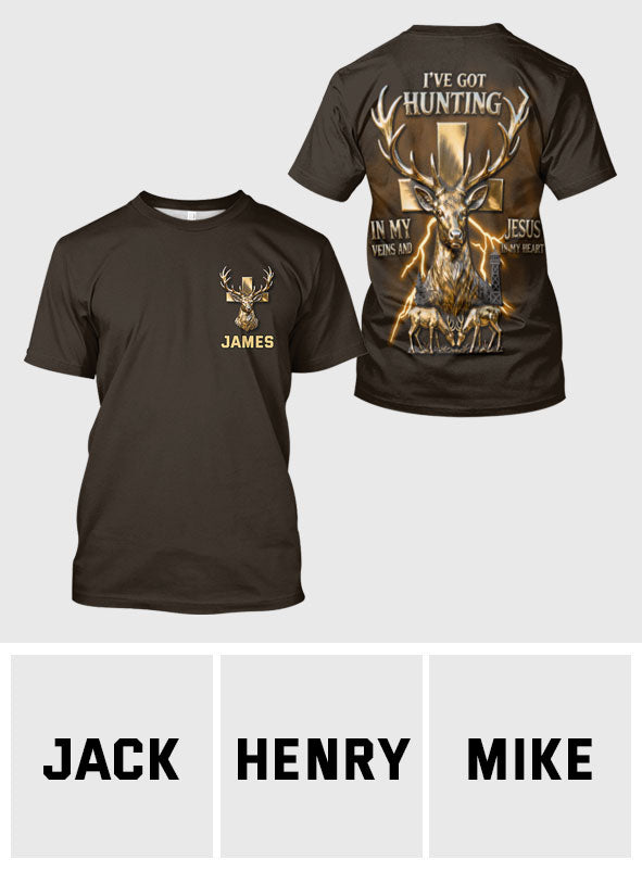 Hunter’s Creed – Personalized Trophy Hunting All Over Print Shirt