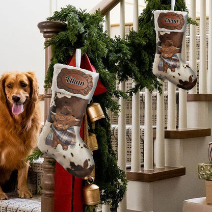 Personalized Cowboy/Cowgirl Shaped Christmas Stocking