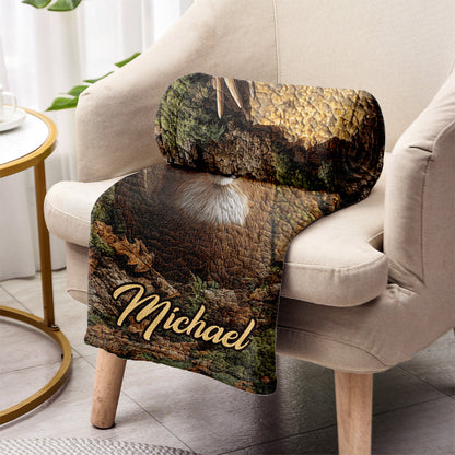 Woodland Deer Majesty – Personalized Hunting Quilt Blanket