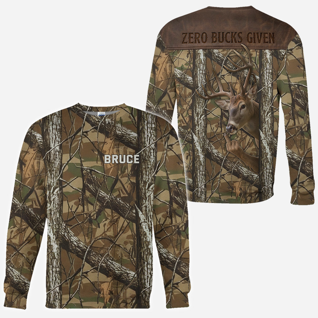 No Bucks Left Standing – Personalized Hunting All Over Shirt