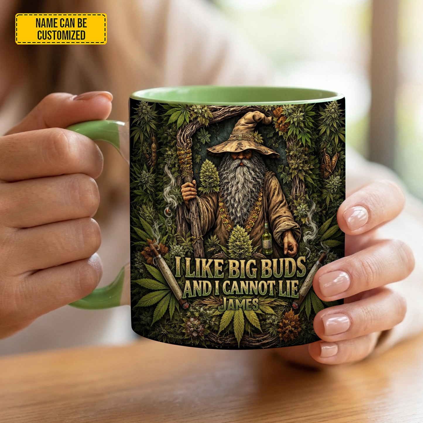 I Like Big Buds - Personalized Weed Accent Mug
