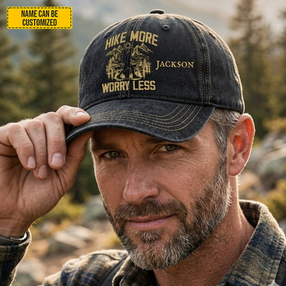 The 'Wanderlust' Heritage - Personalized Vintage Distressed Denim Cap