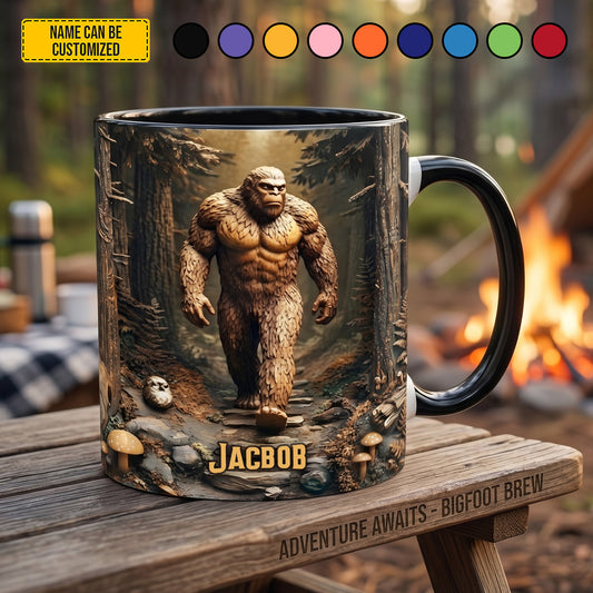Forest Guardian – Personalized Bigfoot Accent Mug