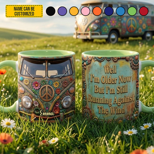Freedom's Just Another Word For Nothing Left To Lost - Personalized Hippie Accent Mug