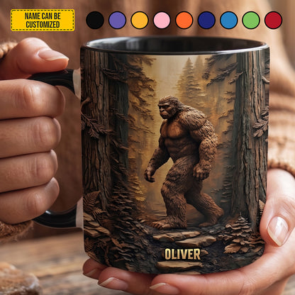 Forest Wanderer – Personalized Bigfoot Accent Mug