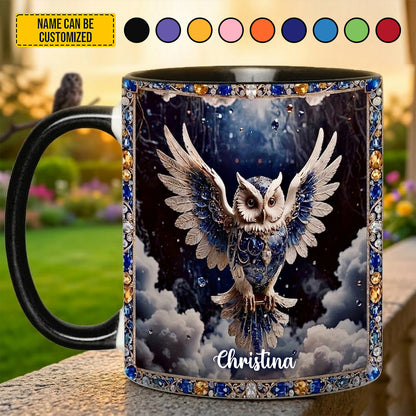 Personalized Mystic Owl Accent Mug