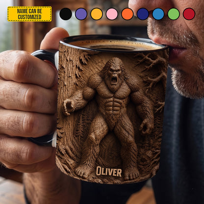 Forest Guardian – Personalized Bigfoot Accent Mug