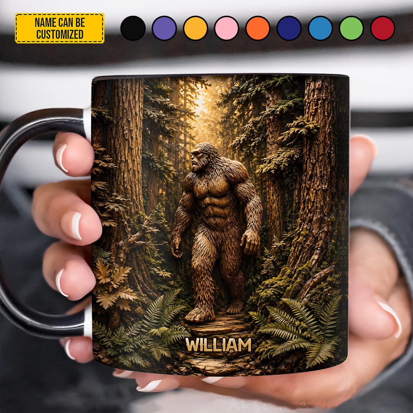 Forest Giant – Personalized Bigfoot Accent Mug