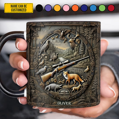 Legacy of the Wild – Personalized Hunting Accent Mug