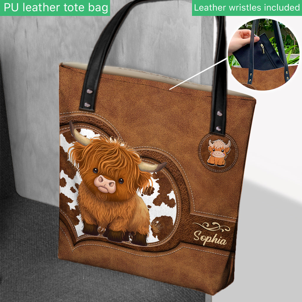 Love Highland Cows - Personalized Tote Bag