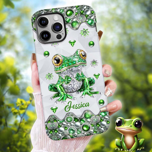 Love Frogs - Personalized Frog Full Print Phone Case