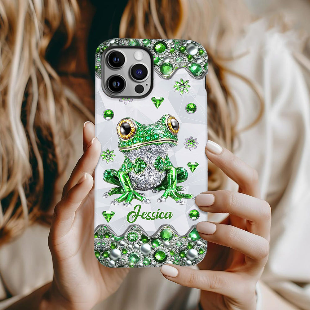 Love Frogs - Personalized Frog Full Print Phone Case