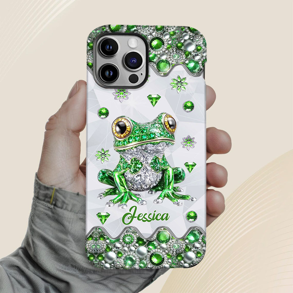 Love Frogs - Personalized Frog Full Print Phone Case