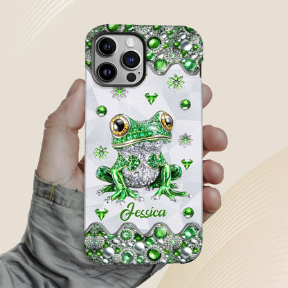 Love Frogs - Personalized Frog Full Print Phone Case