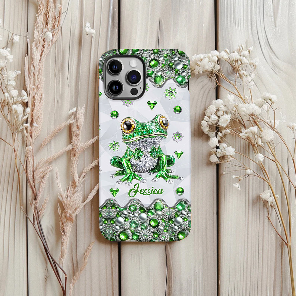 Love Frogs - Personalized Frog Full Print Phone Case