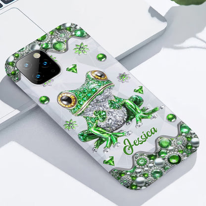 Love Frogs - Personalized Frog Full Print Phone Case