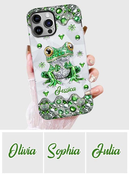 Love Frogs - Personalized Frog Full Print Phone Case