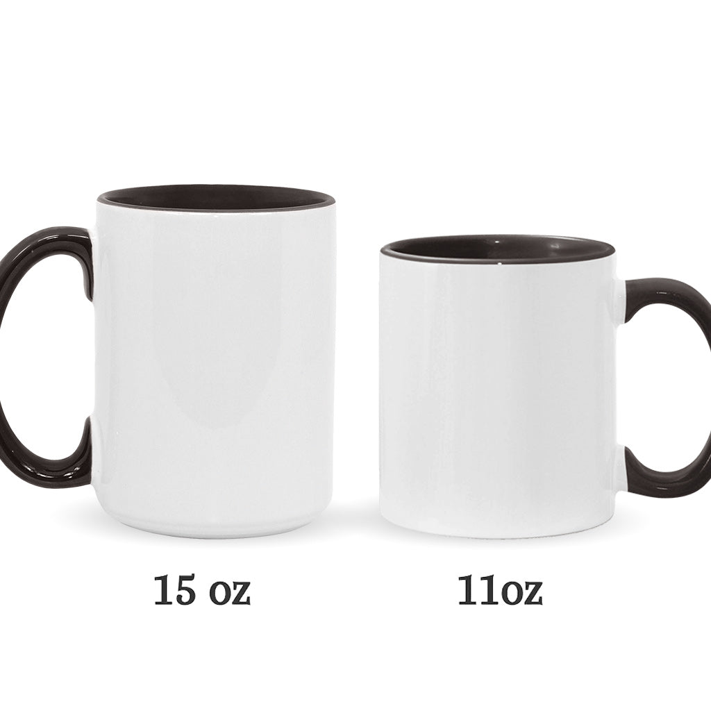 I'm Not A Book Worm I'm A Book Dragon - Personalized Book Accent Mug