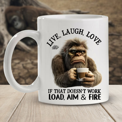 Live, Laugh, Love Animal Funny - Personalized Funny Mug