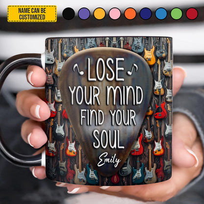 Lose Your Mind - Personalized Guitar Accent Mug