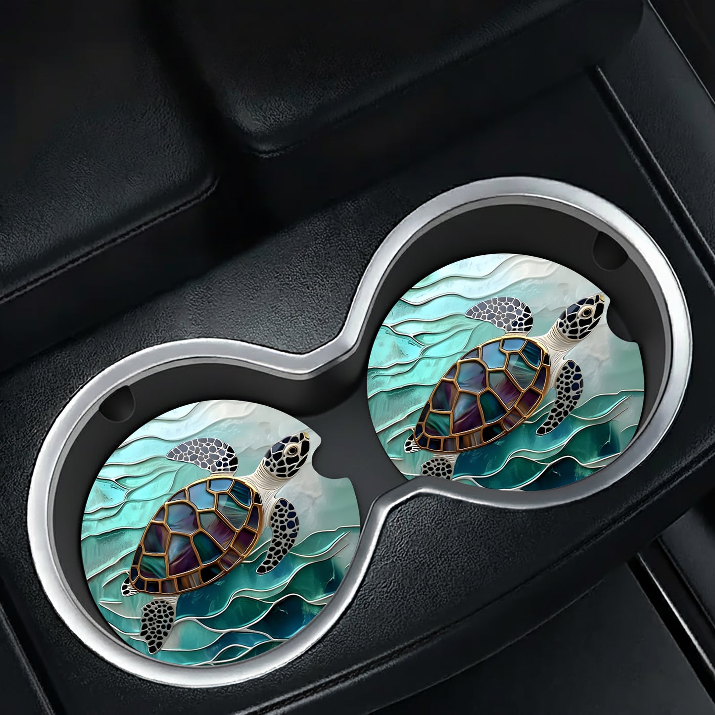 Ocean Turtle Car Coaster