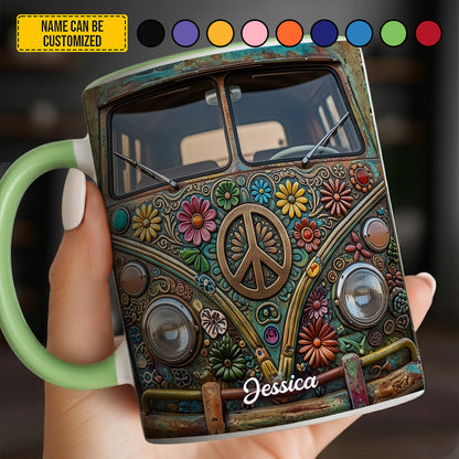 Freedom's Just Another Word - Personalized Hippie Accent Mug