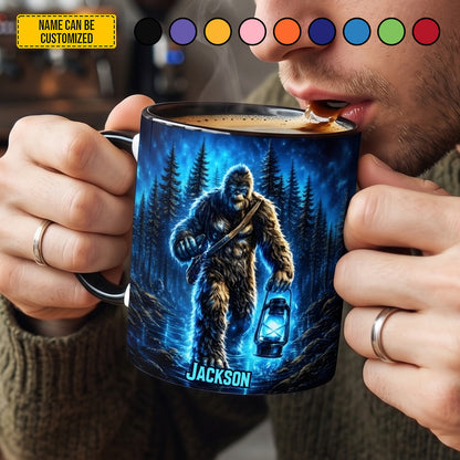 Midnight Trail Bigfoot – Personalized Bigfoot Accent Mug