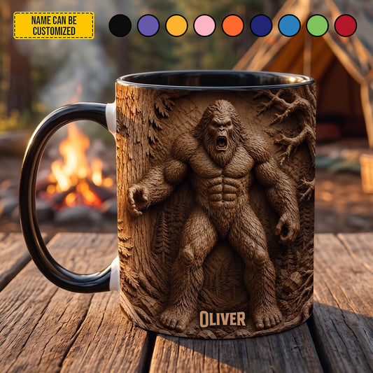 Forest Guardian – Personalized Bigfoot Accent Mug