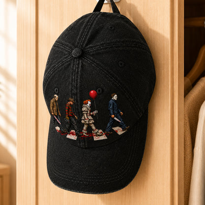 Horror Legends Abbey Road Hat – Classic Slasher Icons Halloween Gift