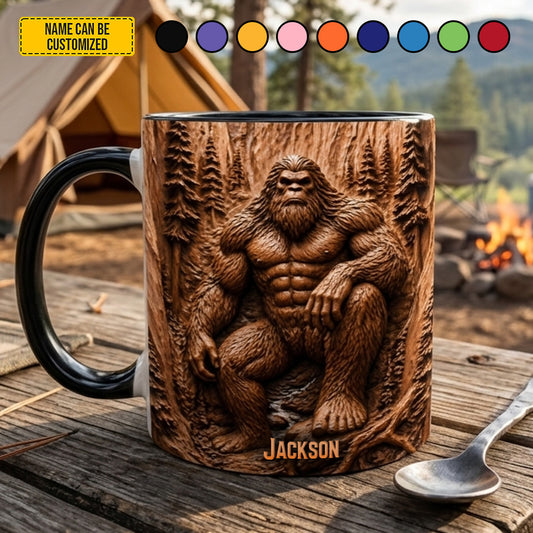Woodland Titan – Personalized Bigfoot Accent Mug