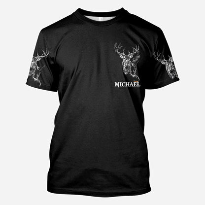 Love Hunting - Personalized Hunting T-shirt and Hoodie
