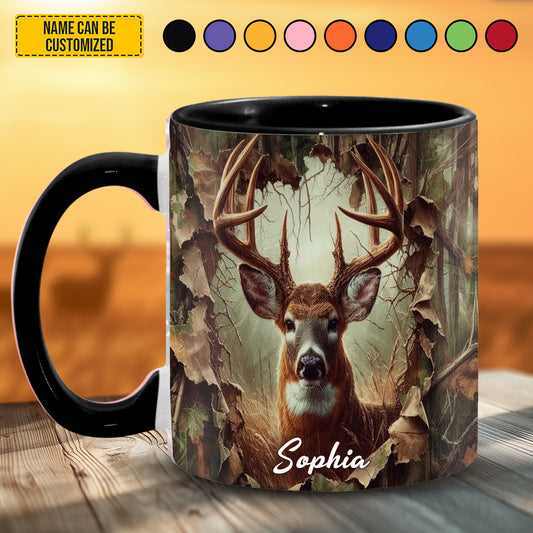 Deer Hunting - Personalized Hunting Accent Mug