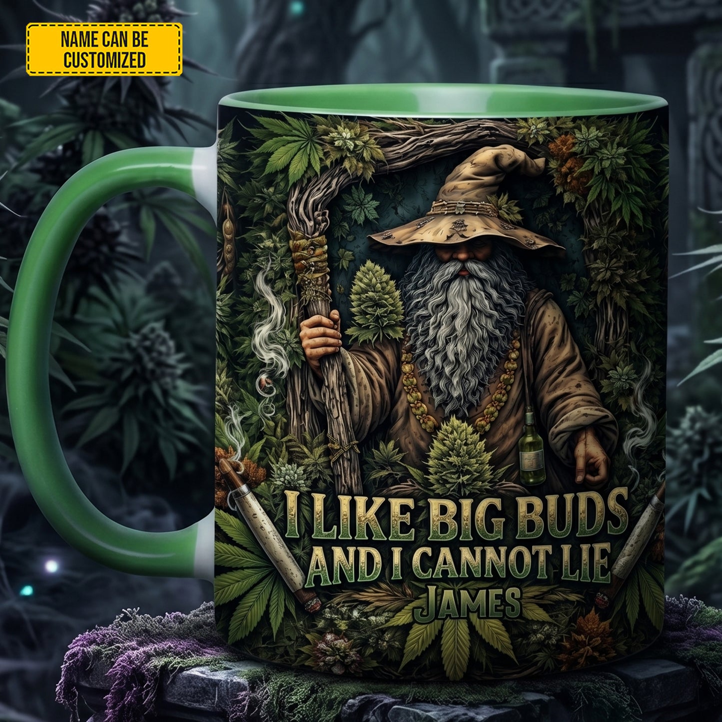 I Like Big Buds - Personalized Weed Accent Mug