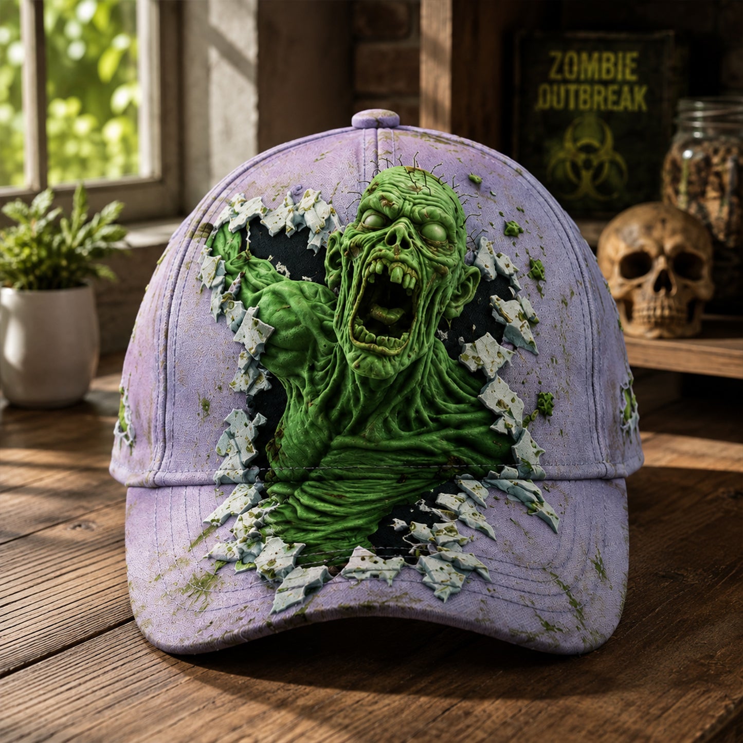 Zombie Outbreak – Vintage Horror Classic Cap