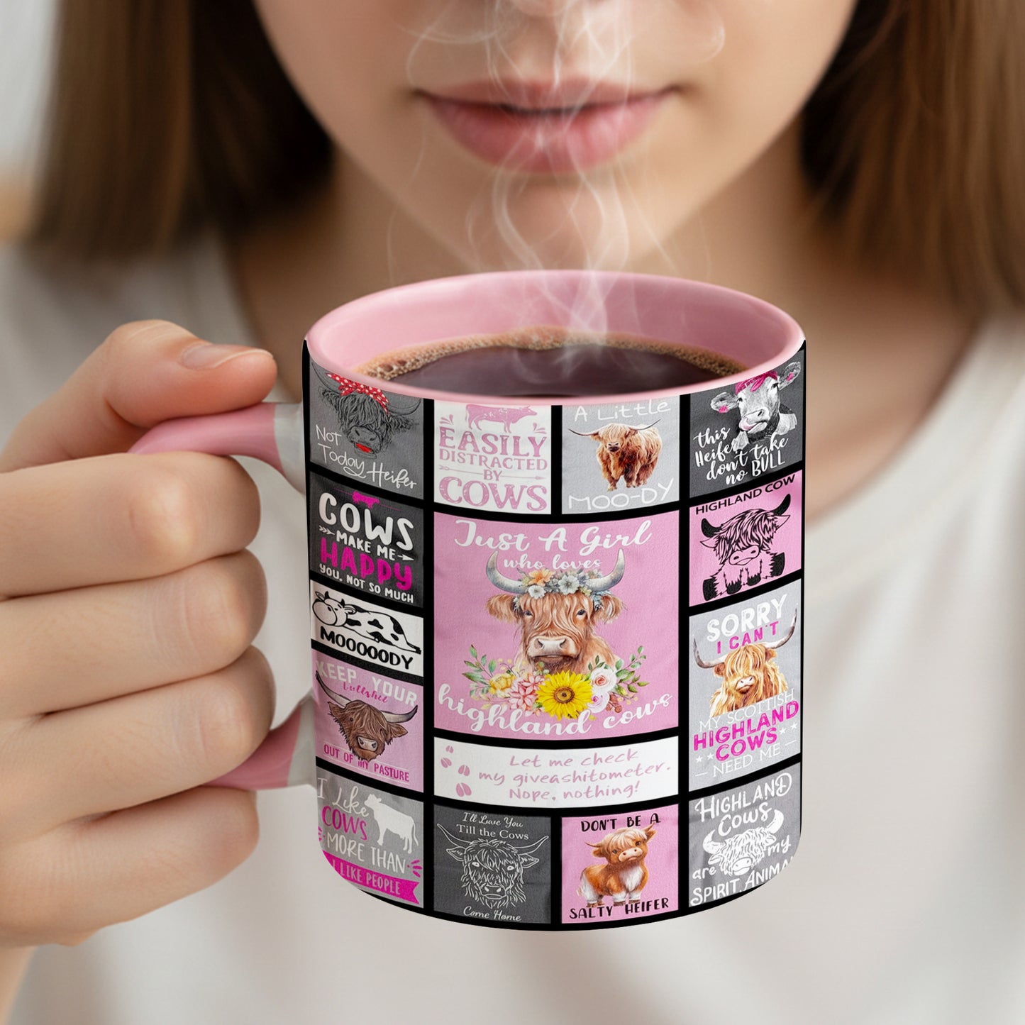 Adorable Cow Collection Accent Mug