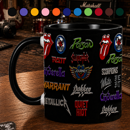 Classic Rock Legends Accent Mug