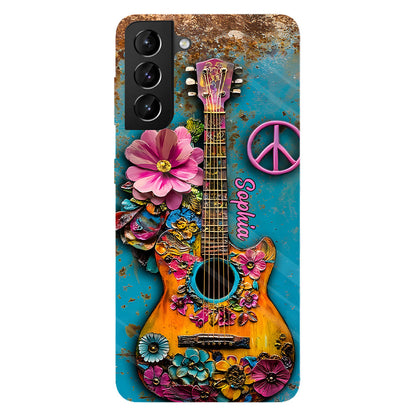 Hippie Guitar Soul - Personalized Hippie Phone Case