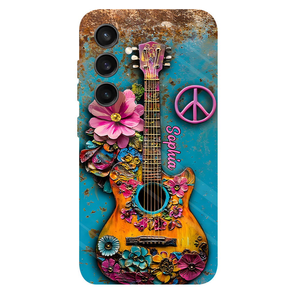 Hippie Guitar Soul - Personalized Hippie Phone Case