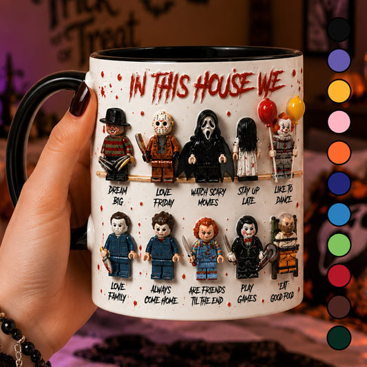 Halloween Horror Movie Characters Mug