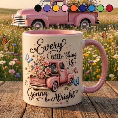 Every Little Thing Is Gonna Be Alright - Truck Accent Mug