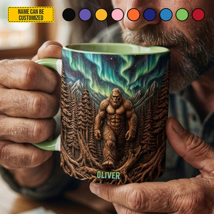 Legend in the Trees – Personalized Bigfoot Accent Mug