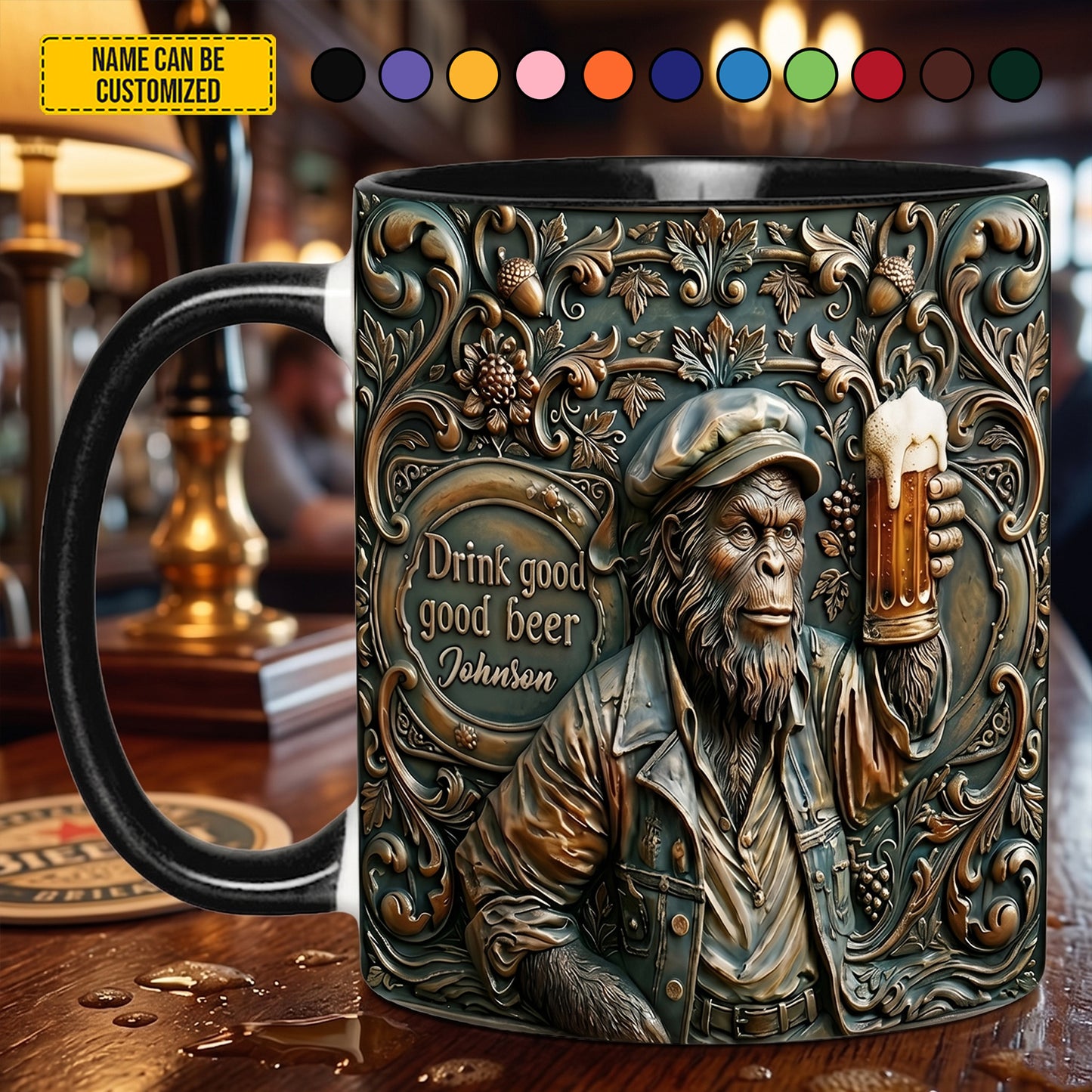 Bigfoot’s Brew – Personalized Beer Lover Accent Mug