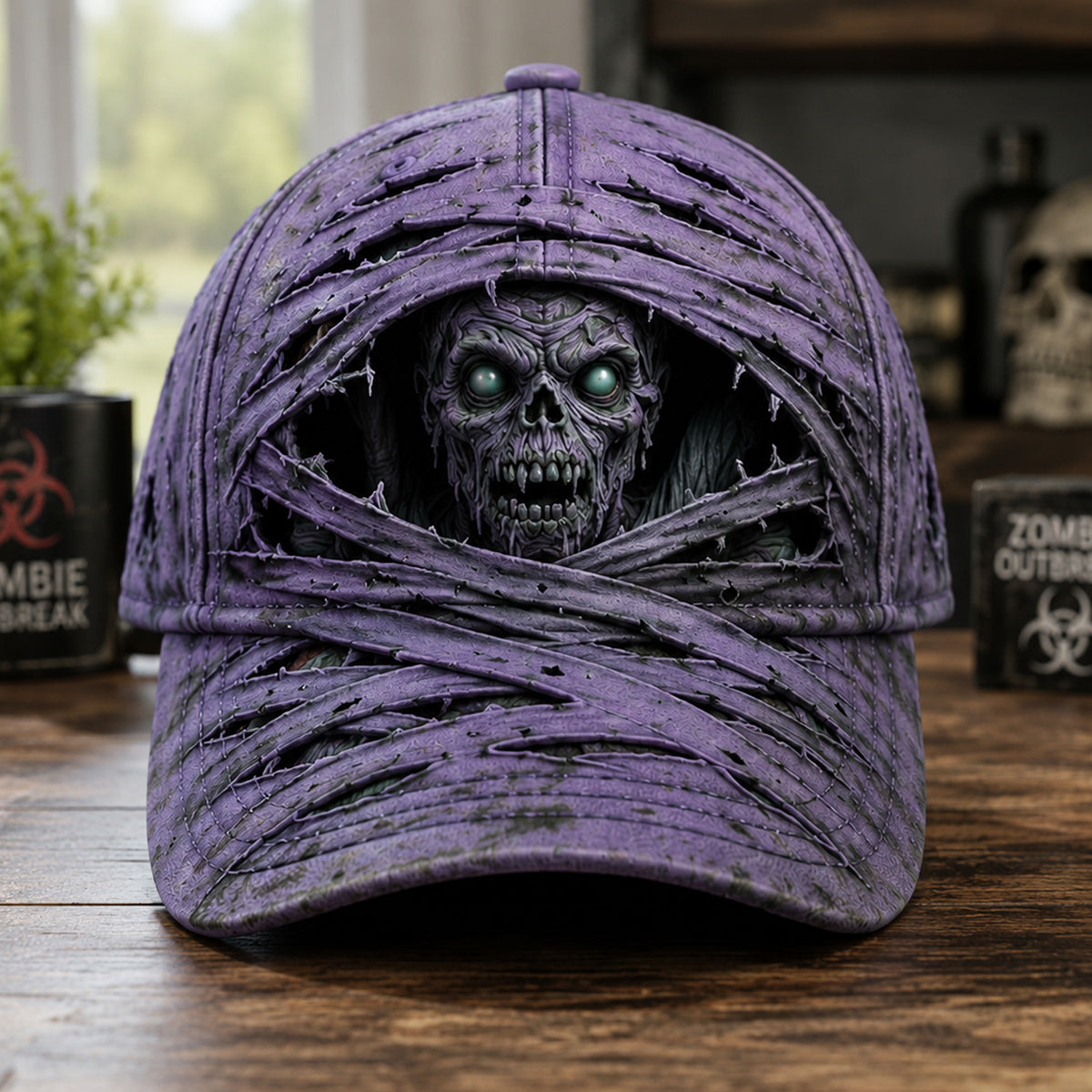 Zombie Outbreak – Vintage Horror Classic Cap