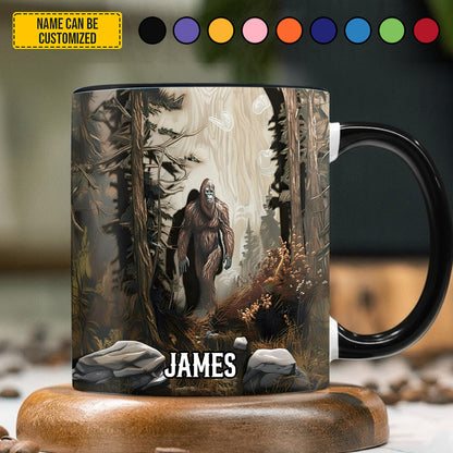 Legend In Forest - Personalized Bigfoot Accent Mug